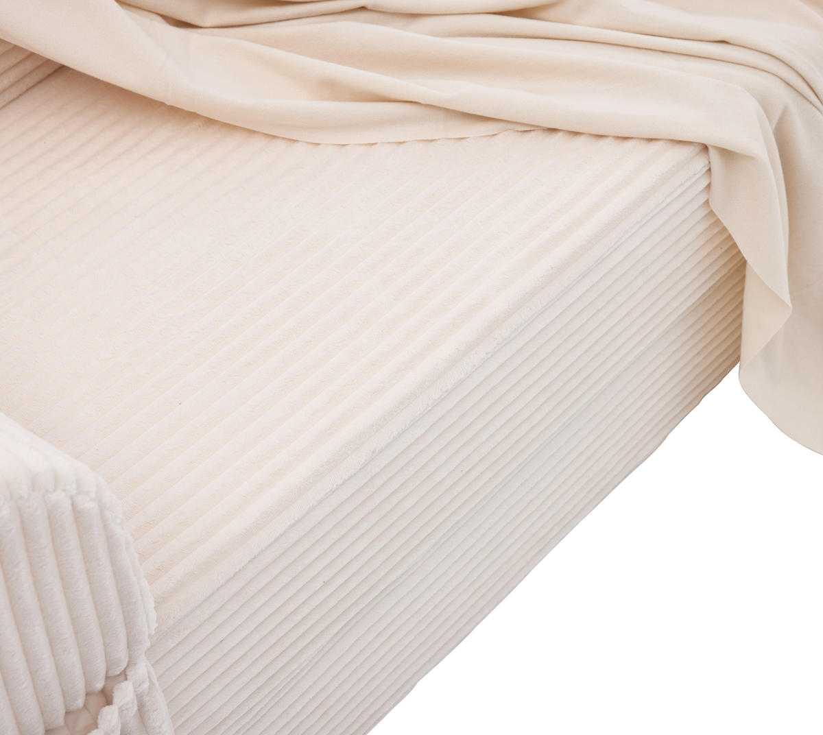 SCHLAFSOFA DE-35181 2-in-1 umwandelbar Beige - Beige, Textil (78/65/190cm) - ComfortXL