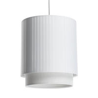 HÄNGELEUCHTE Weiß 30/105 cm - Weiß, Kunststoff (35/0.6/105cm) - ONZENO