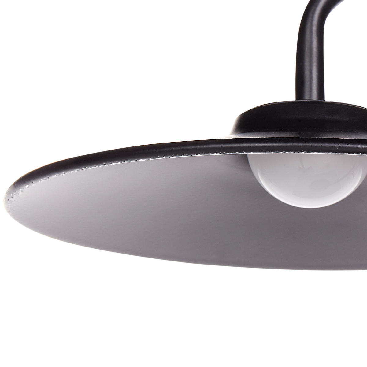 TISCHLEUCHTE Schwarz Galetti - Schwarz, Metall (22/30/41cm) - Beliani
