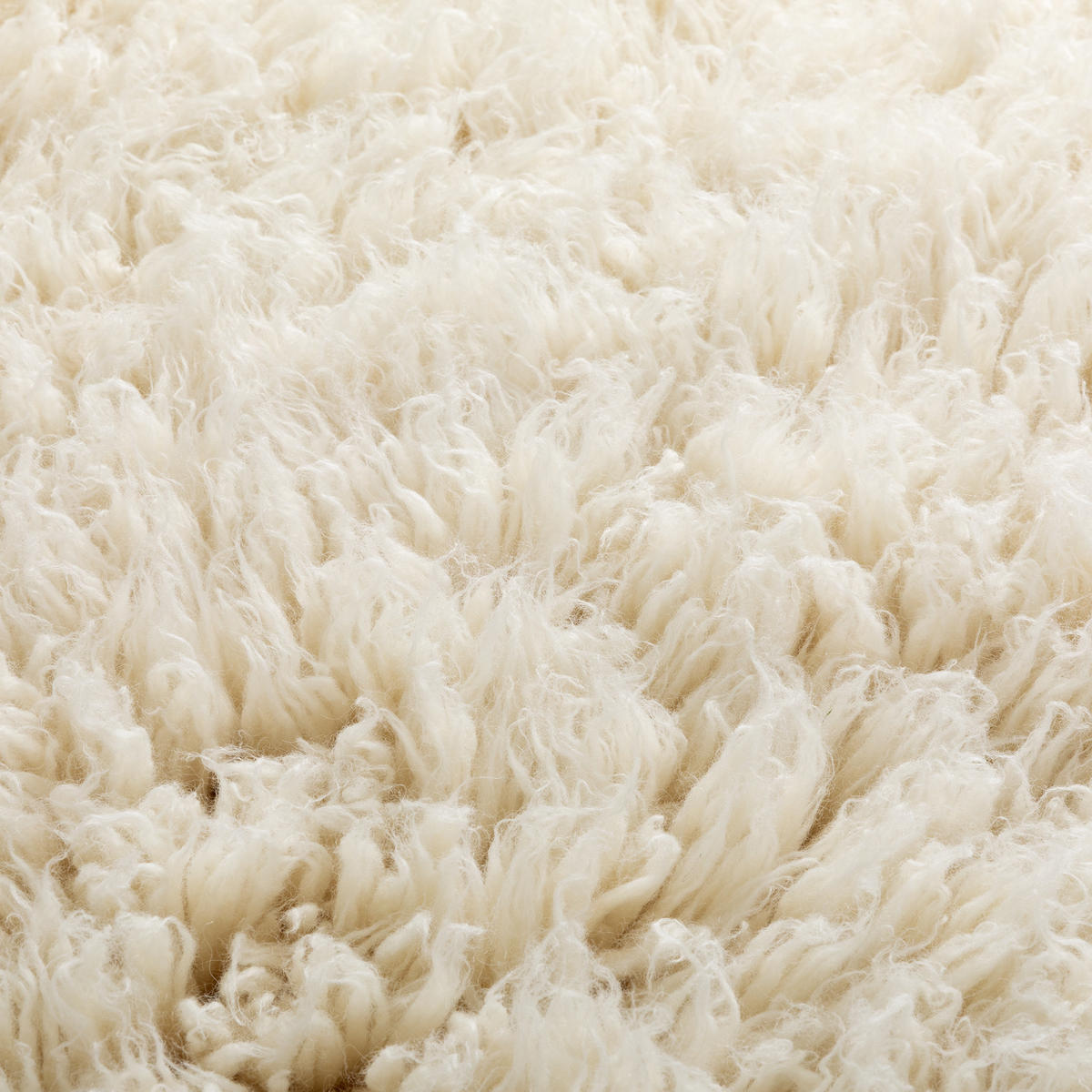 WOLLTEPPICH Rund Ø 145 cm Flokati 4000 - Naturfarben, Naturmaterialien (145/145cm) - Steffensmeier