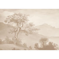 FOTOTAPETE italienische Landschaft 4 x 2.79 m - Beige, Papier (400/279cm) - ESTAhome