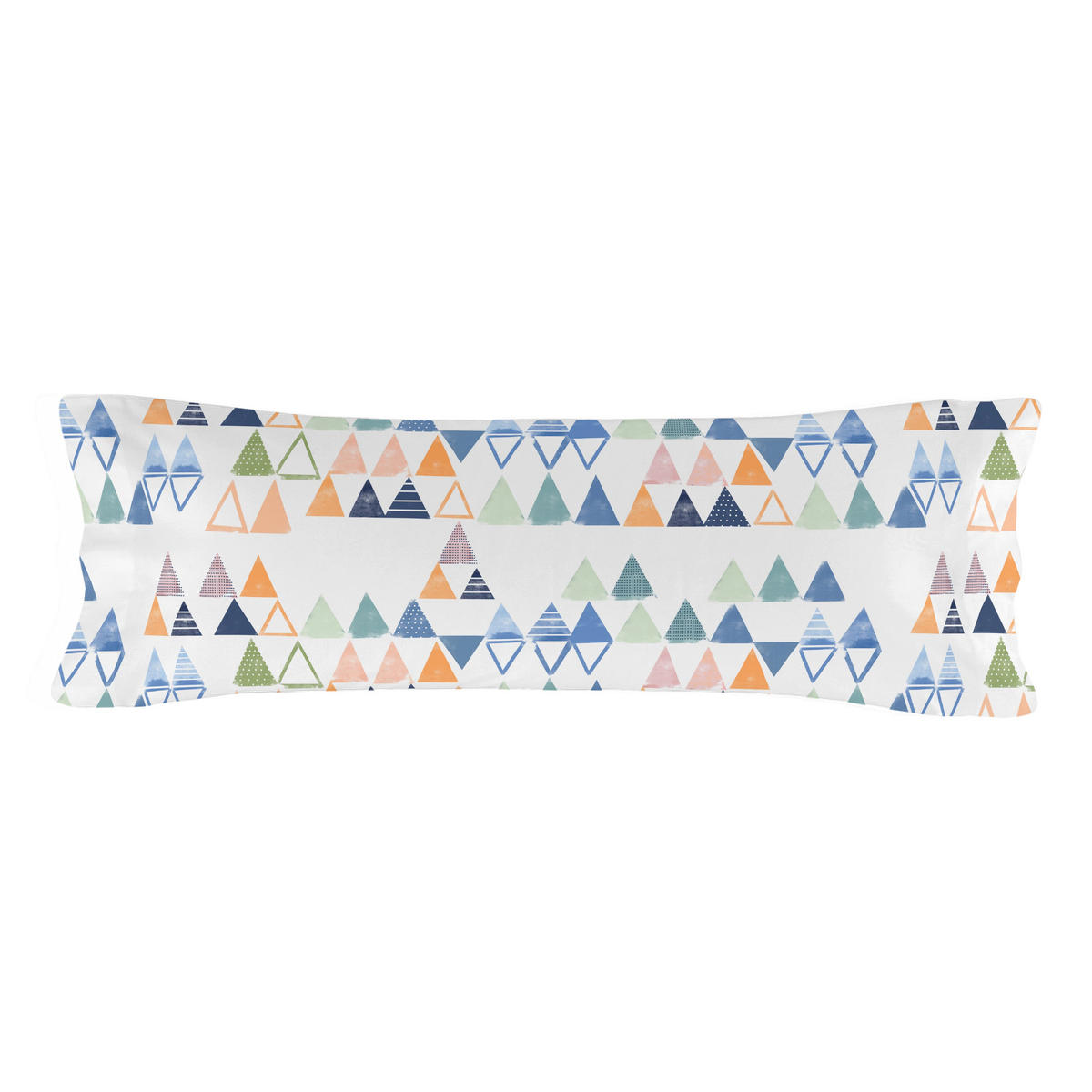 KISSENBEZUG mountain 80x80 cm mehrfarbig - Multicolor, Textil (80/80cm) - Happy Friday