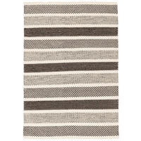 NATUR TEPPICH WOLLE RANA STREIFEN - Creme/Braun, Textil (160/230cm) - Pergamon