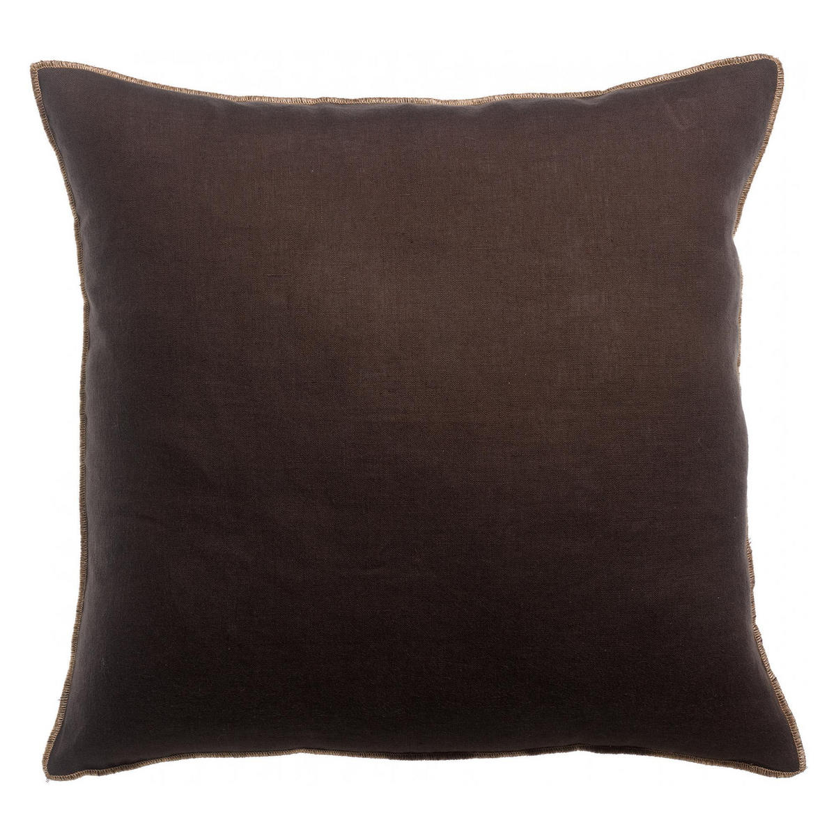KISSEN Zeff Céleste ebenbraun 45 x 45 cm - Dunkelbraun, Textil (45/45cm) - Vivaraise