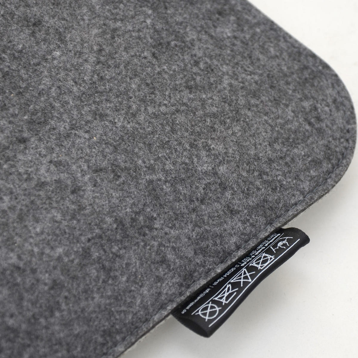 FILZ-SITZKISSEN zum Wenden, 2er Set 35/35/3 cm, Grau - Grau, Kunststoff (35/35/3cm) - Dunedesign