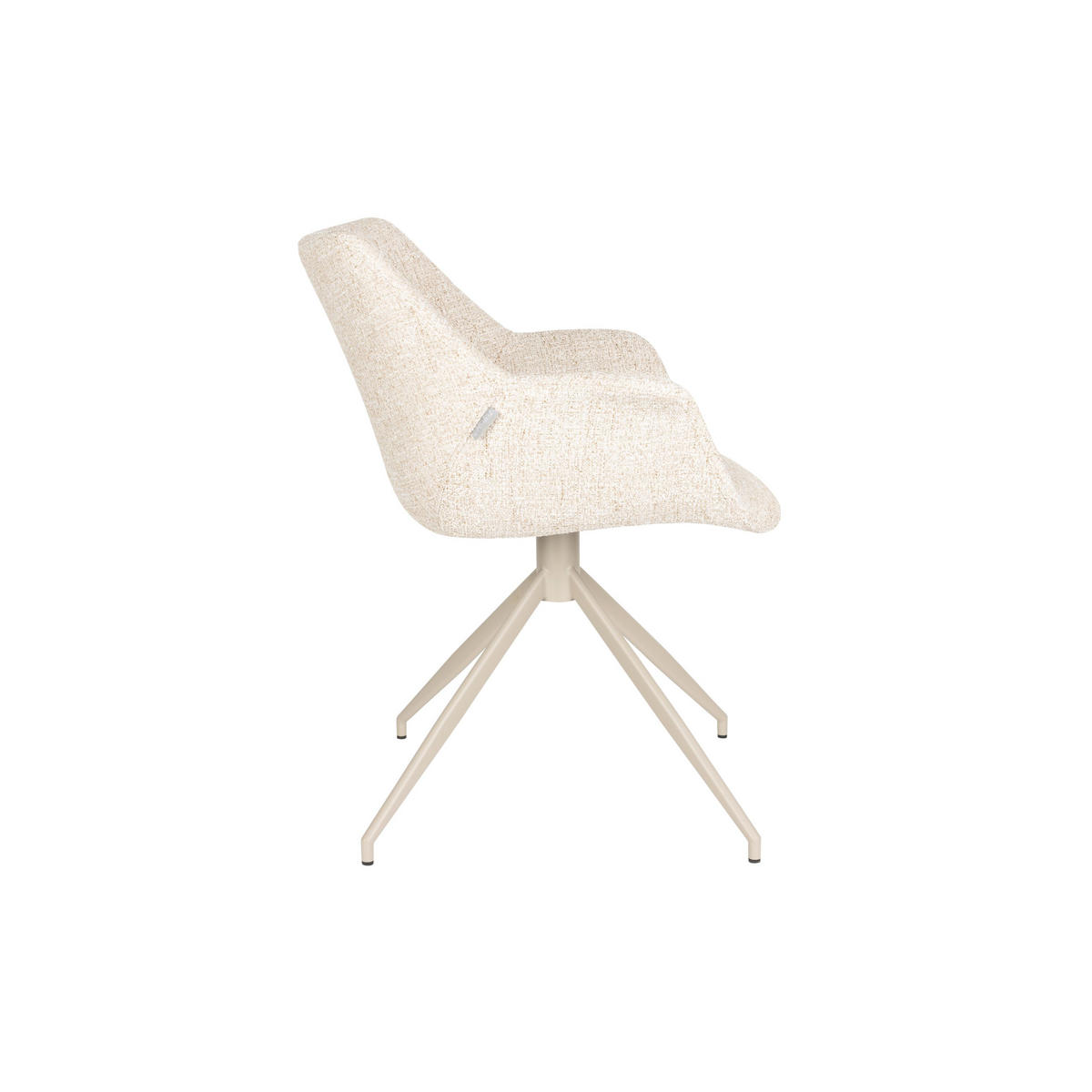 ESSZIMMERSTUHL Doulton Beige - 2 er Set - Beige, Textil (67/80/61cm) - Zuiver