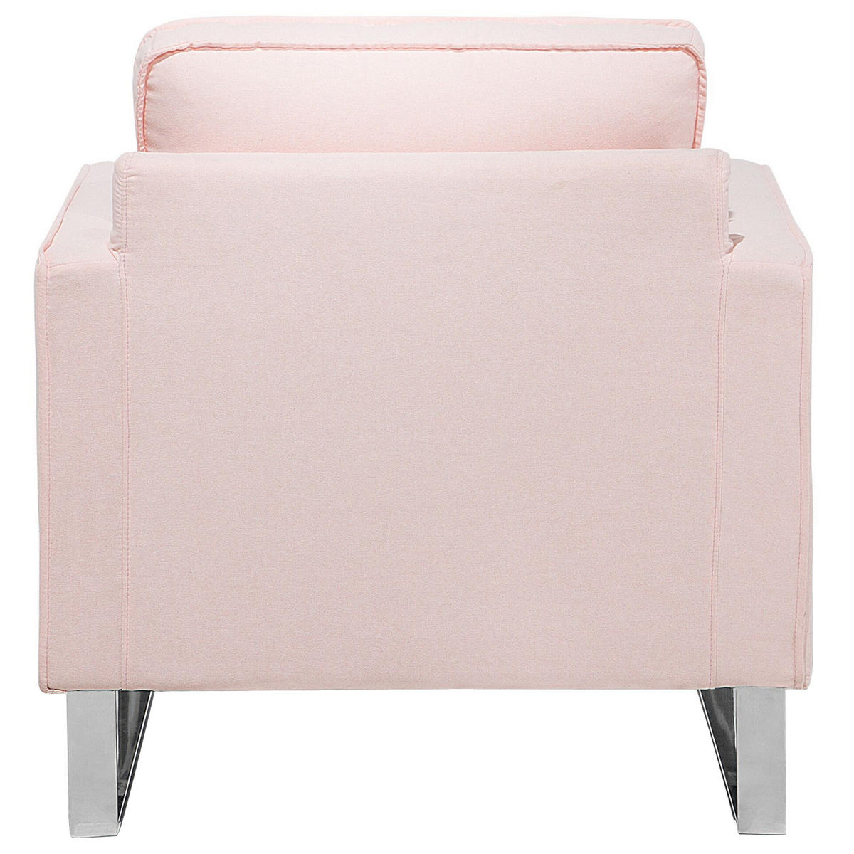 SESSEL Polsterbezug Rosa Vind - Pink, Textil/Metall (76/82/82cm) - Beliani