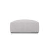 POUF Ruby aus strukturiertem Stoff hellgrau - Hellgrau, Textil (93/40/93cm) - Micadoni