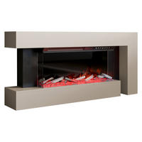 KOMMODE Haga mit Kamin - Kaschmir, Holzwerkstoff (120/56/24cm) - MIRJAN24