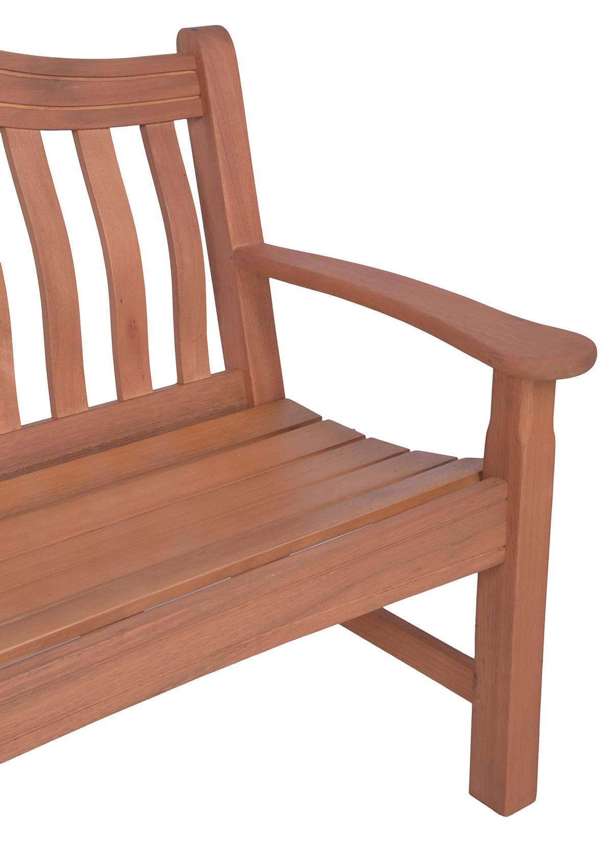 GARTENBANK Catrin 3-Sitzer Terrassenbank - Braun, Holz (151/92.5/67cm) - DELUKE