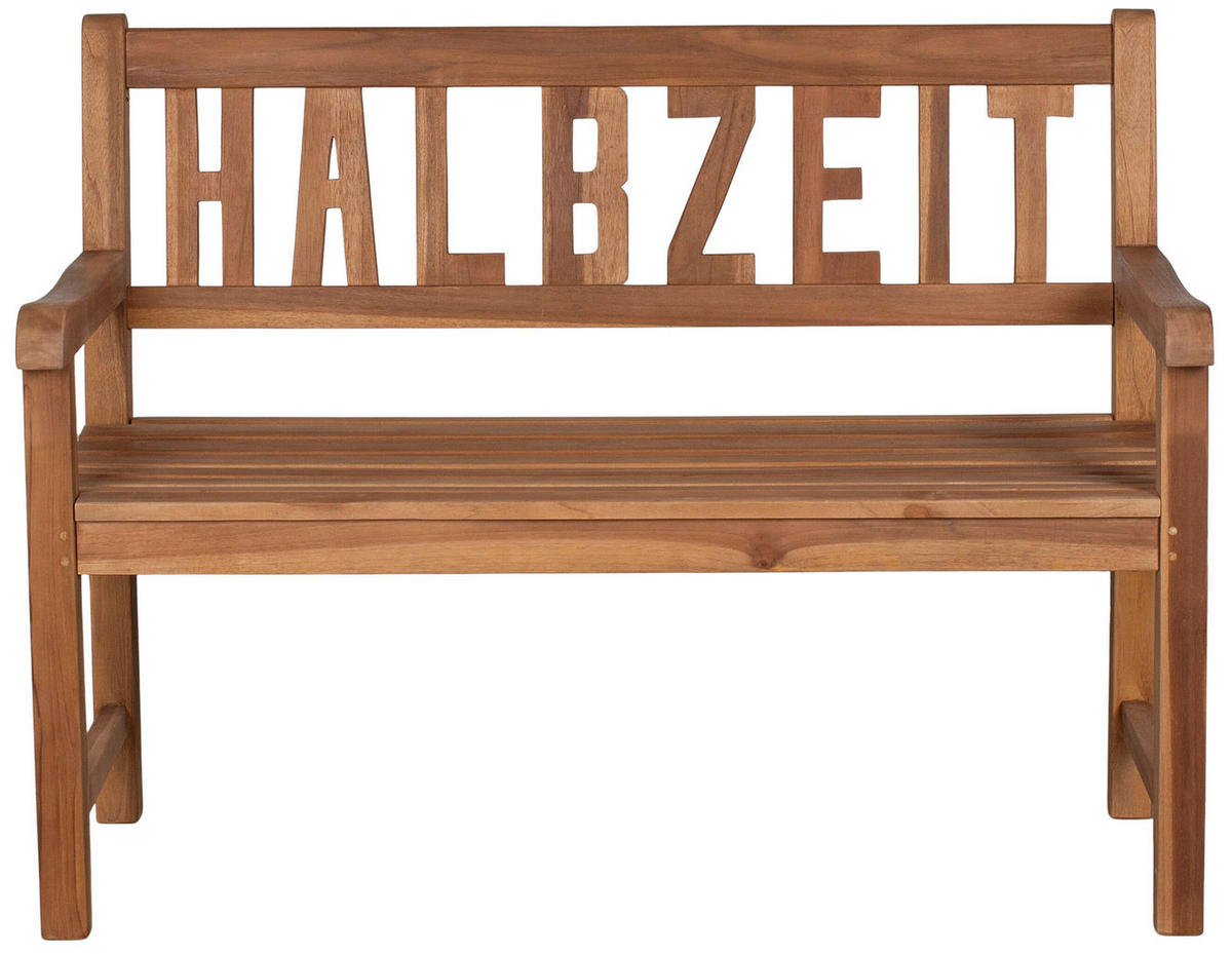 GARTENBANK Halbzeit - Naturfarben, Holz (120/94/60cm) - Mr. Deko