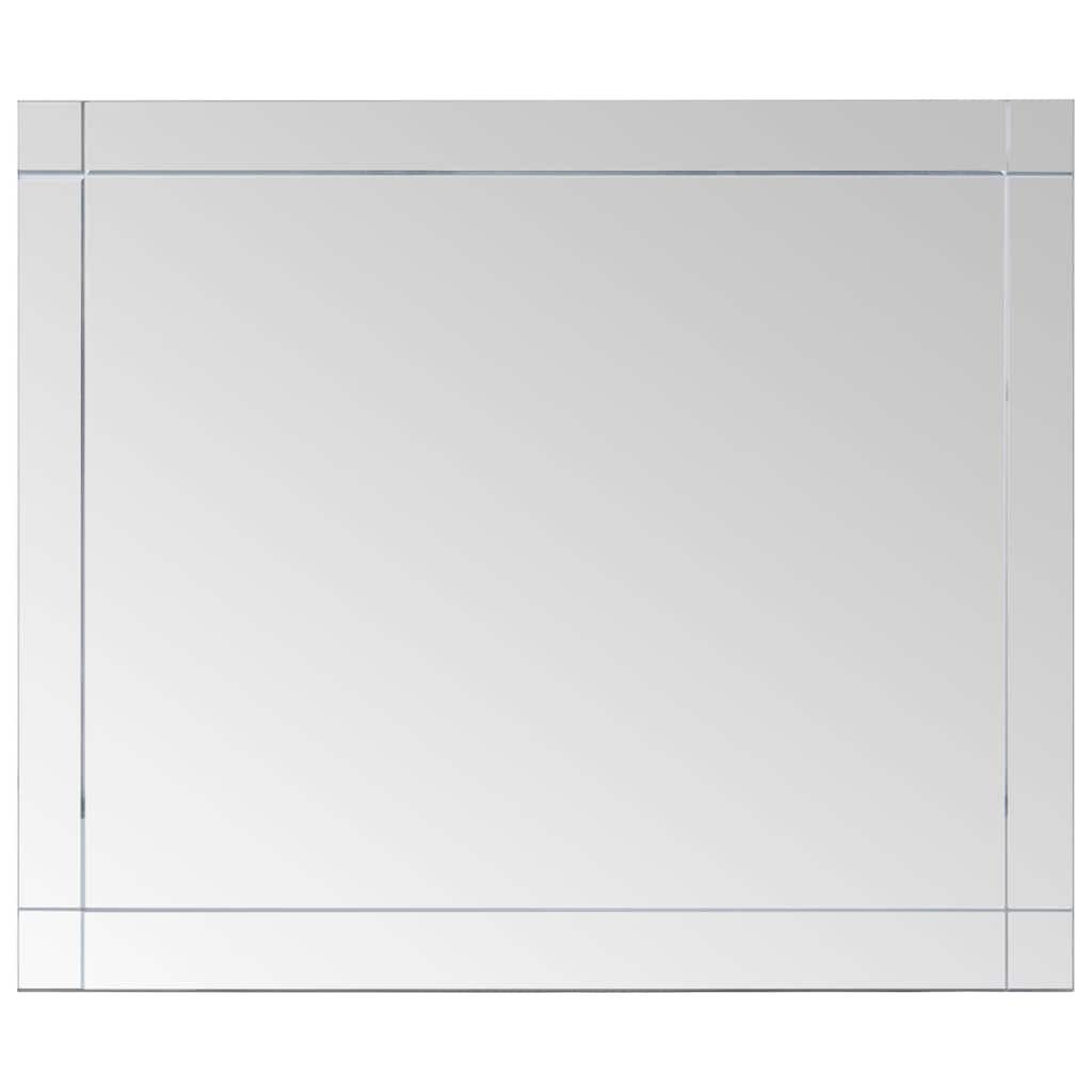 WANDSPIEGEL 80x60 cm Glas - Silberfarben, Glas (60/80/1cm) - furnicato