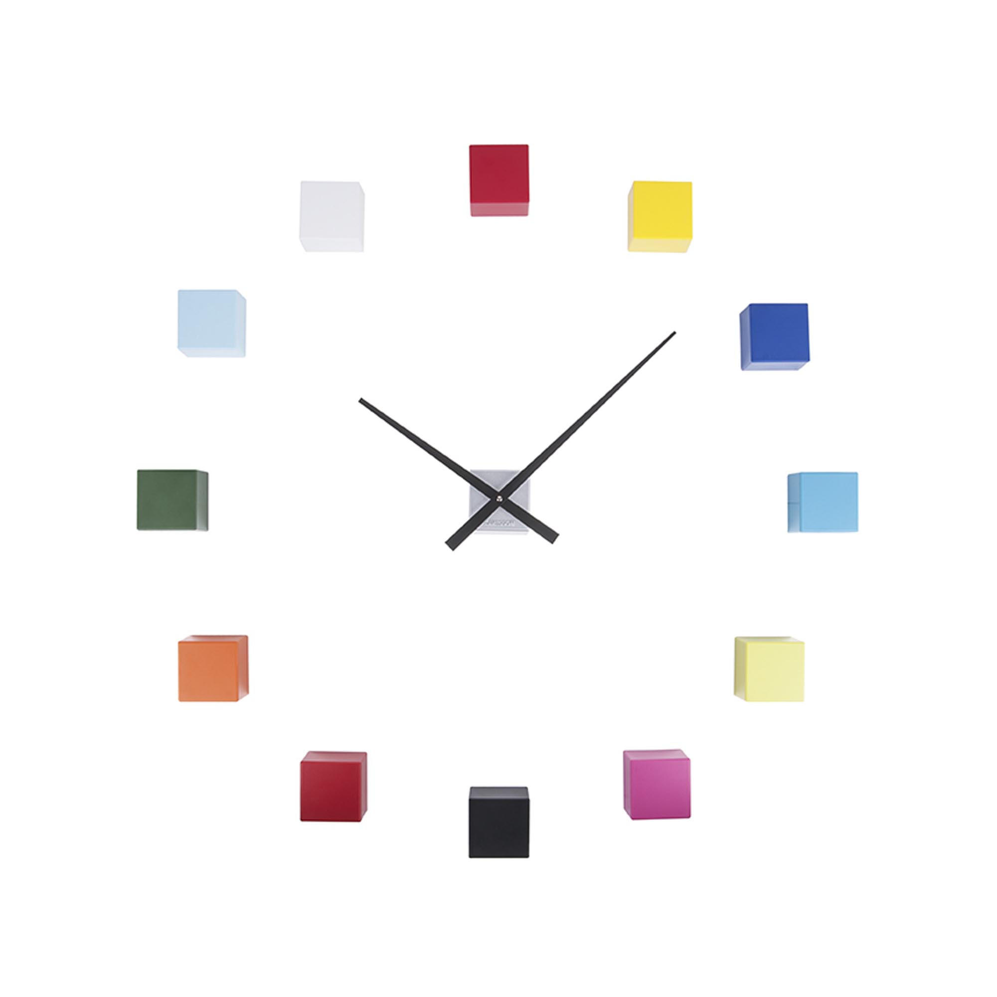 WANDUHR DIY Cubic Ø40 cm - Multicolor, Kunststoff (40/40/5.5cm) - Karlsson