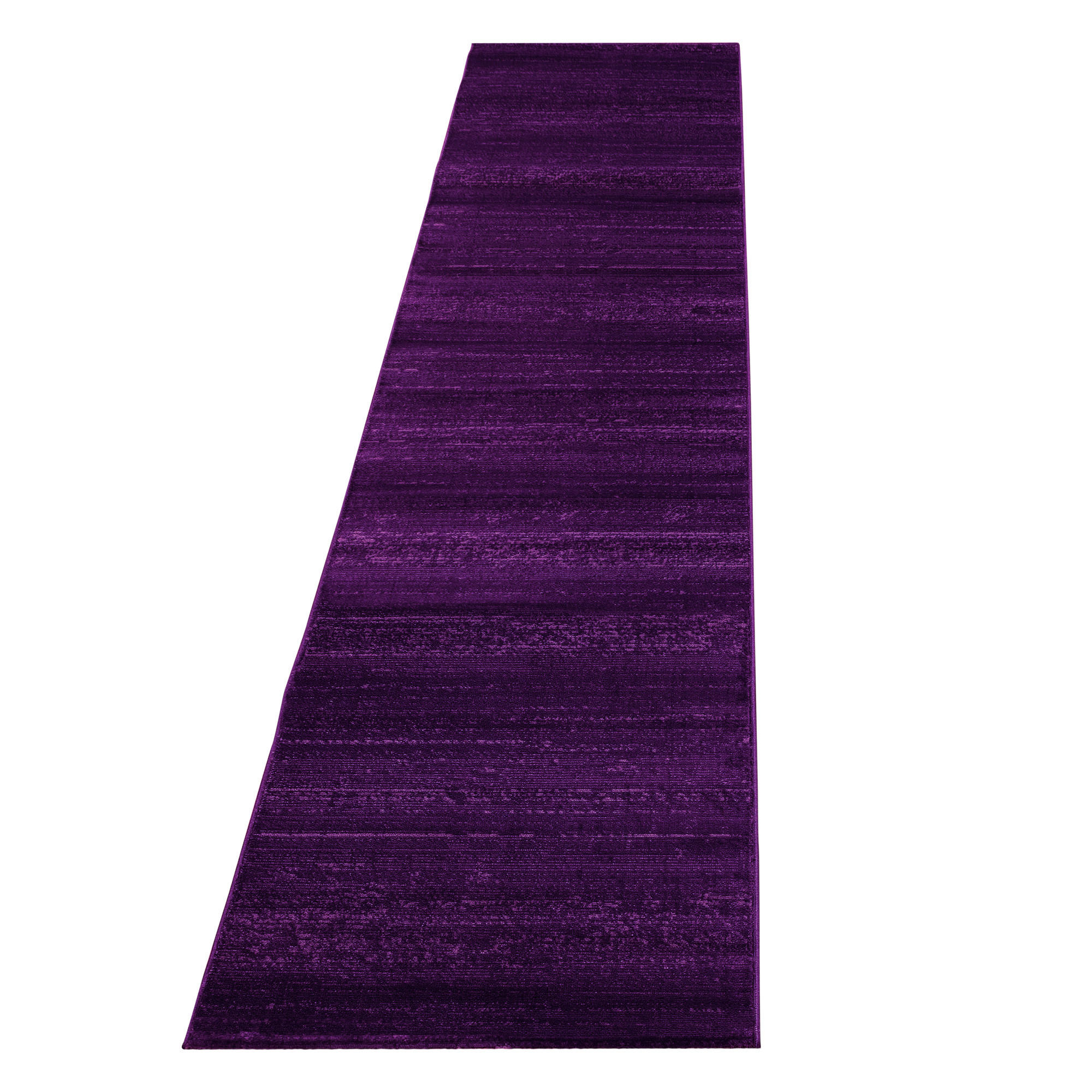 KURZFLORTEPPICH INN, einfarbig, Violett, 80 x 300 cm - Lila, Textil (80/300cm) - KADIMA DESIGN