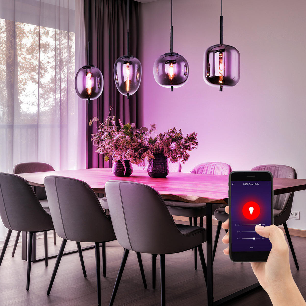 LED HÄNGELEUCHTE Blacky Schwarz Metall Glas - Schwarz, Glas (100/18.5/120cm) - Globo Lighting