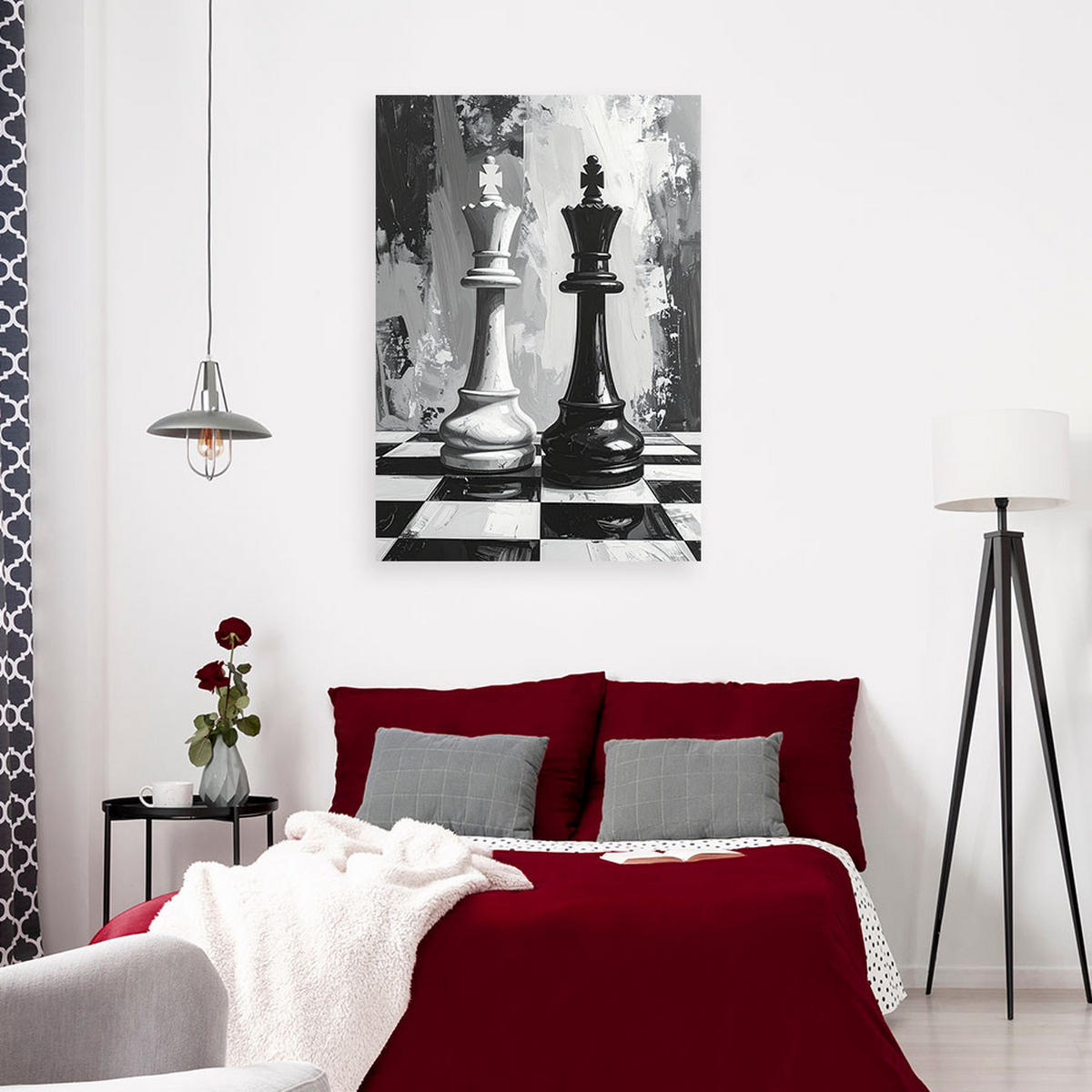 LEINWANDBILD Hobby und Bildung 80x120cm - Schwarz, Textil (80/120cm) - Feeby