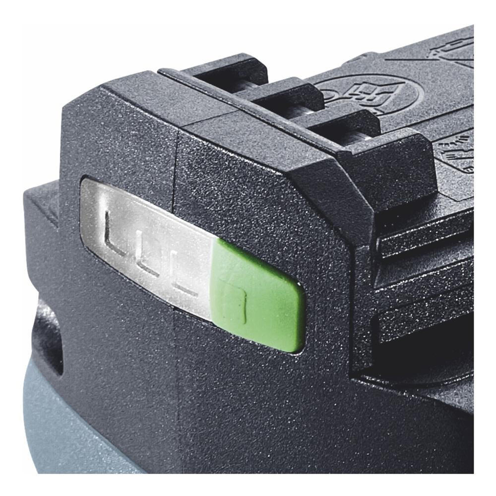 FESTOOL BP 18 Li 3,0 C Akku 18 V 3,0 Ah / 3000 mAh Li-Ion ( 577658 ) mit Ladestandanzeige - Multicolor, Kunststoff (13/90/5cm) - Festool