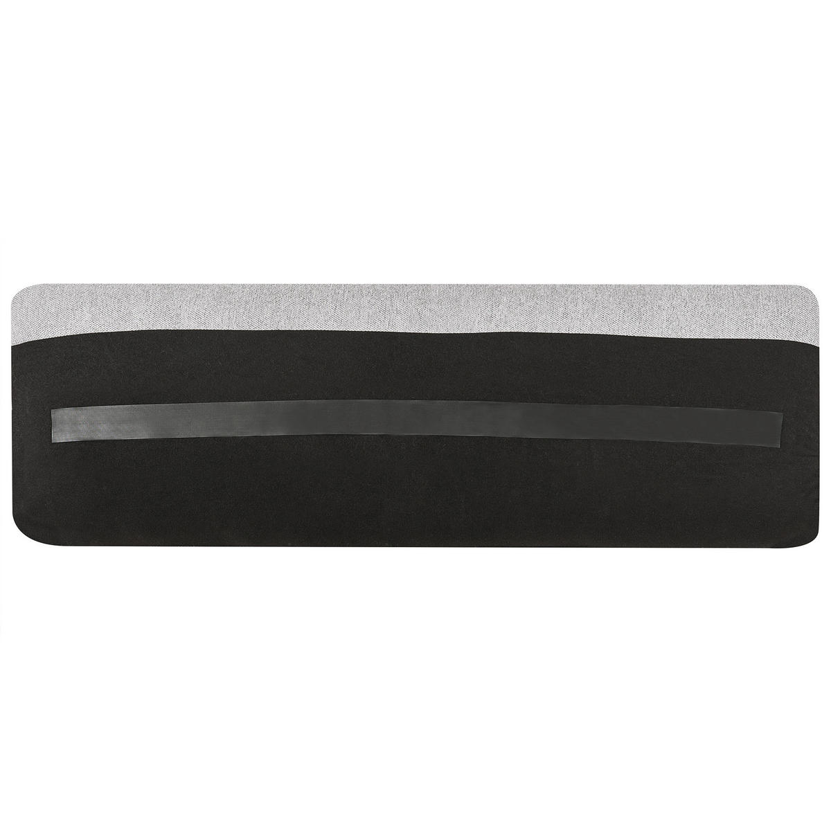 ECKSOFA 4-Sitzer Stoff Grau linksseitig Veng - Hellbraun/Dunkelgrau, Textil (310/155cm) - Beliani
