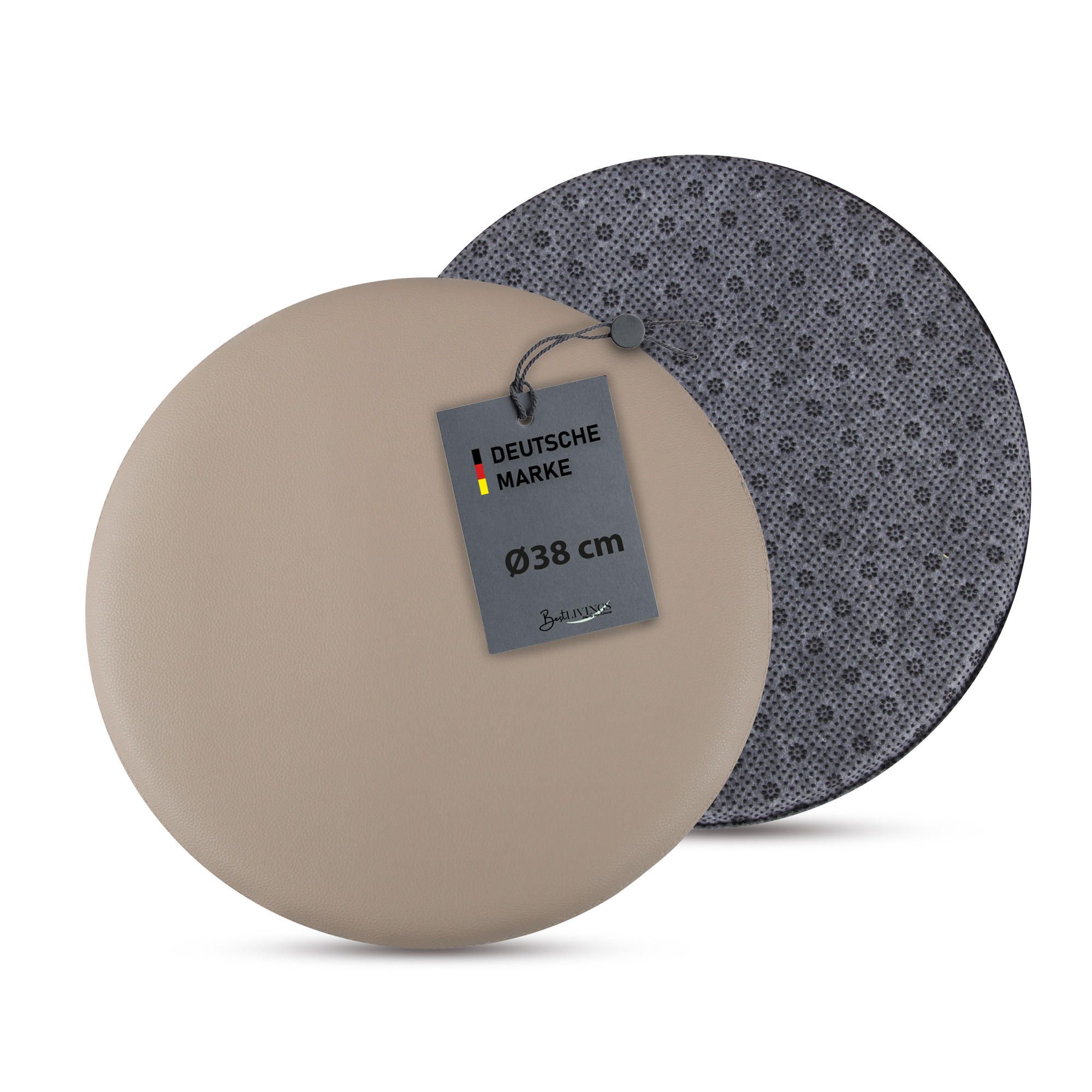 Bestlivings Stuhlkissen Taupe 38x1x38 cm