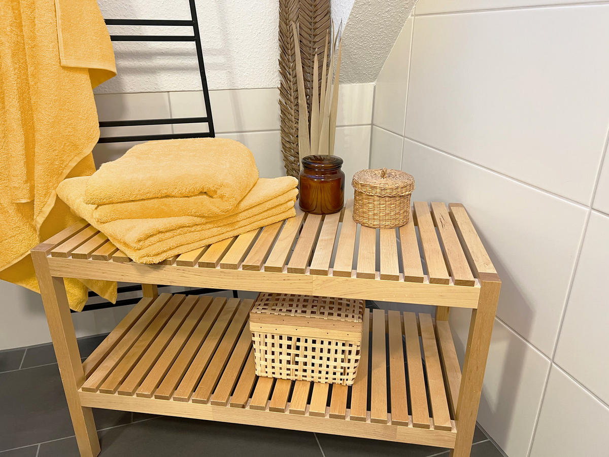 HANDTÜCHER, 4er-Set, 50x100 cm, 100% Baumwolle, Gelb - Gelb, Textil (50/100cm) - Zollner