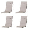 GARTENSTUHLKISSEN Panama 125/50 cm 4er-Set - Beige, Textil (50/3/125cm) - Madison