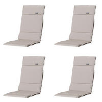 GARTENSTUHLKISSEN Panama 125/50 cm 4er-Set - Beige, Textil (50/3/125cm) - Madison
