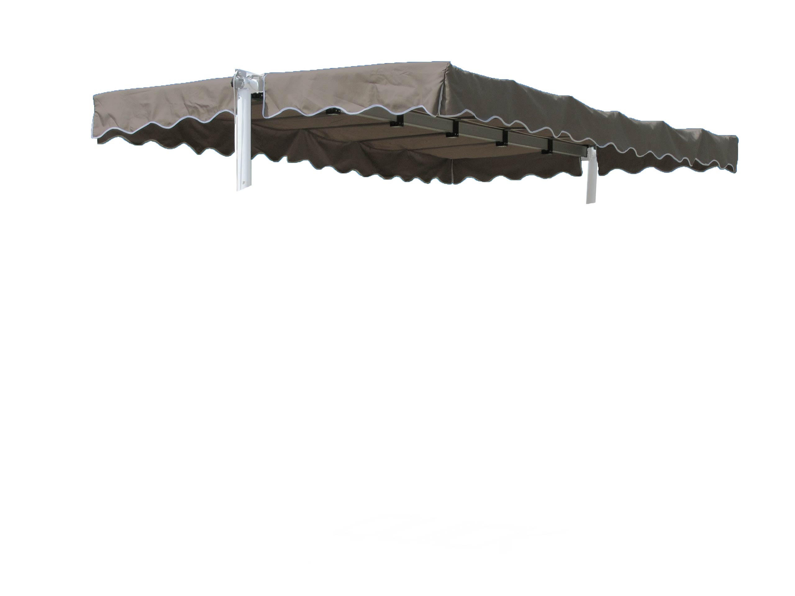 ERSATZDACH Markise Dubai 375x225 cm Beigegrau - Taupe, Textil (375/1/225cm) - QUICK STAR