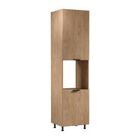MIKROWELLENUMBAUSCHRANK D60PWN P/L – Sorento – Sonoma Eiche - Sonoma Eiche, Holzwerkstoff (60/247/58cm) - ROYAL24_MARKT