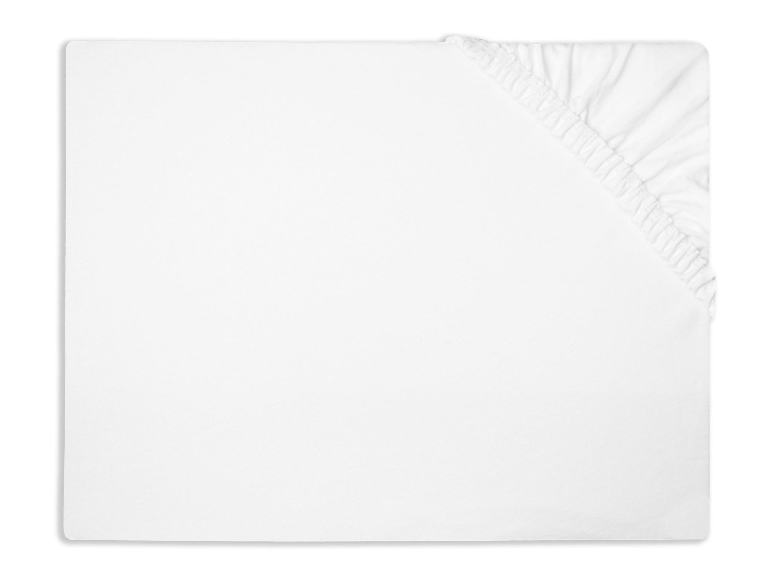 SPANNBETTLAKEN, 160x200 cm, 50% Polyester, 50% Baumwolle, Weiß - Weiß, Textil (160/200cm) - Zollner
