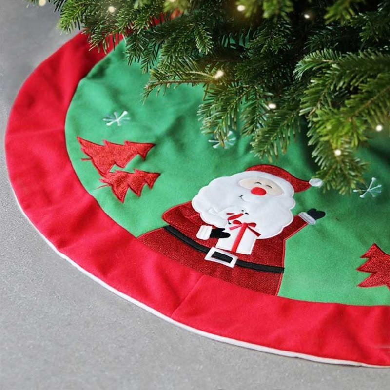 UNIQUE Living - Lenni Weihnachtsbaumrock - 90x90cm - Mehrfarbig - Multicolor, Textil (90cm) - Unique Living