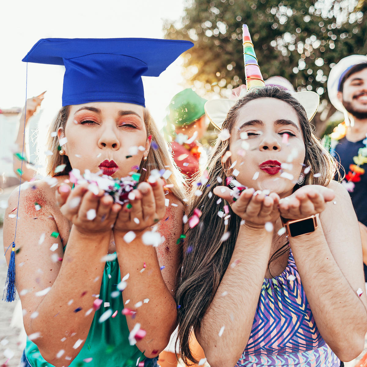 2XDOKTORHUT - Blau, Textil (28/11/28cm) - Relaxdays