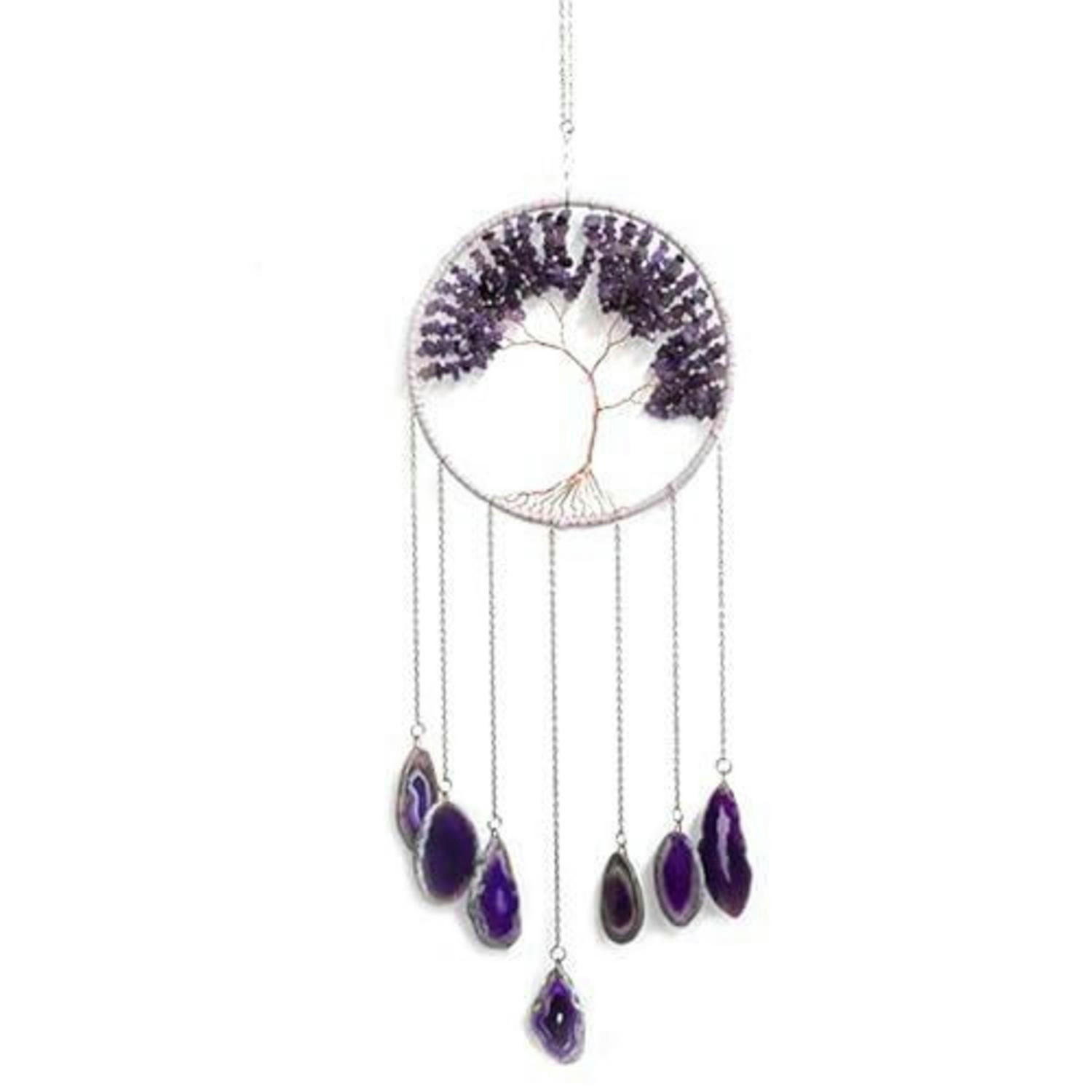 XXXLutz Windspiel Lila 16x55x16 cm