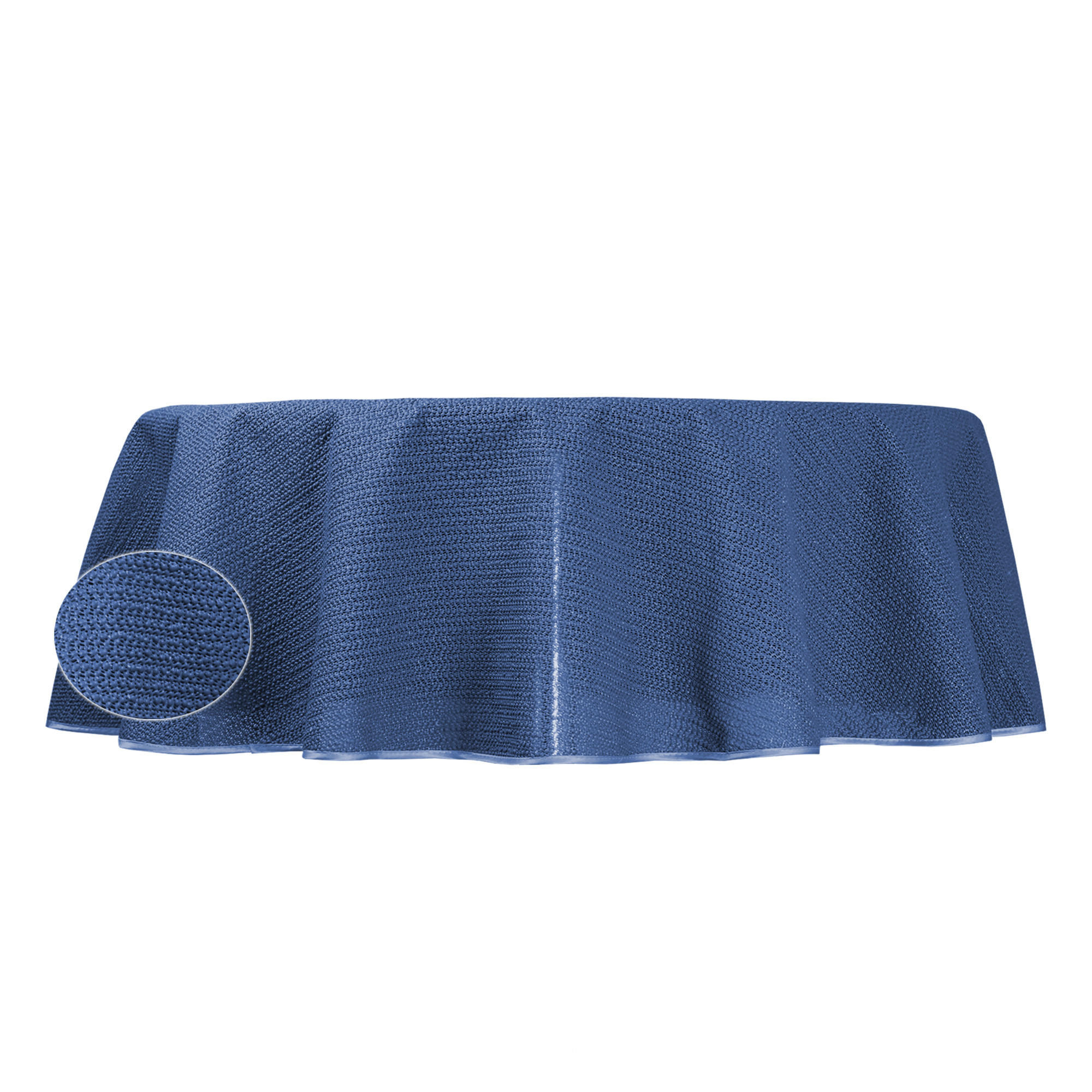 GARTENTISCHDECKE oval 160/220 cm Blau - Blau, Kunststoff (160/220cm) - TiborTex