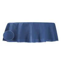 GARTENTISCHDECKE oval 160/220 cm Blau - Blau, Kunststoff (160/220cm) - TiborTex