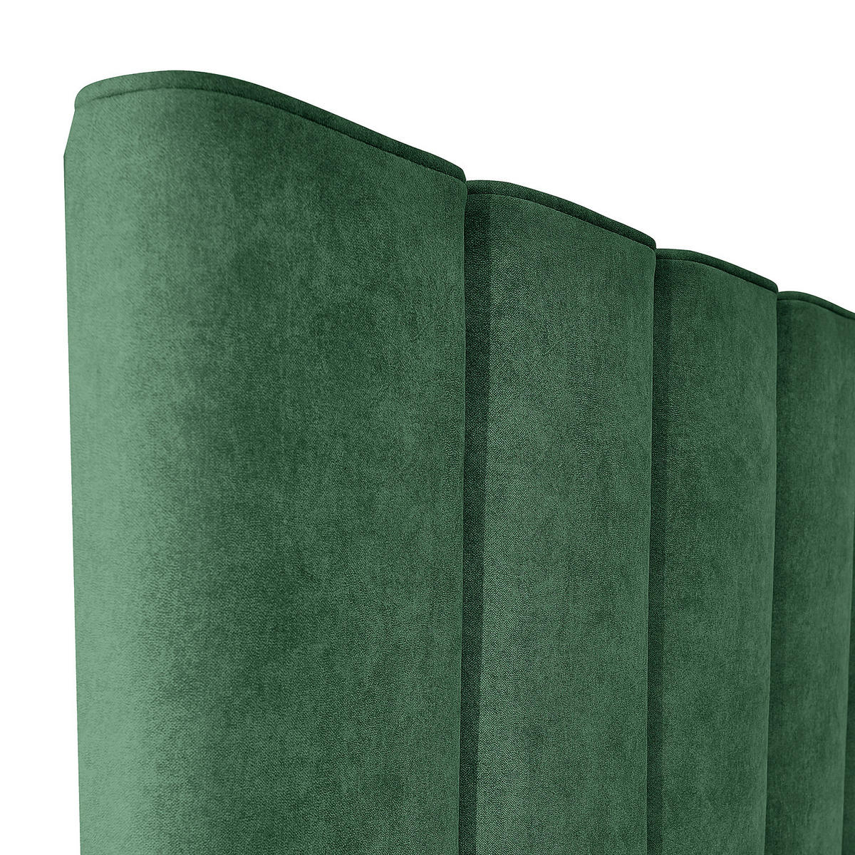 POLSTERBETT - Grün, Textil (180/200cm) - home24