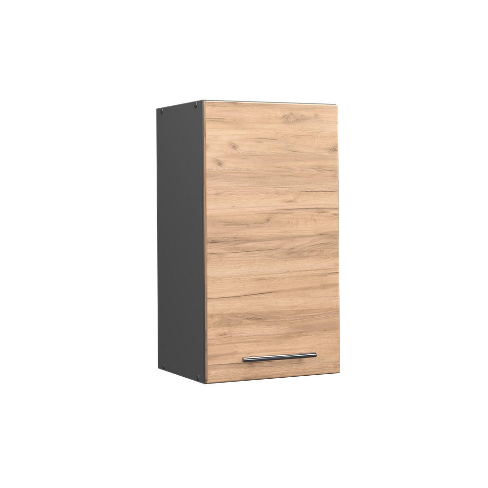 HÄNGESCHRANK Fame-Line Goldkraft Eiche 40 cm - Anthrazit/Eiche Wotan, Holzwerkstoff (40/72/34.1cm) - Vicco