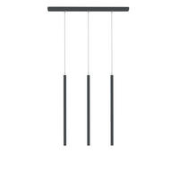 LED-HÄNGELEUCHTE Stelo X3 H60 - Anthrazit, Metall (6/100/60cm) - Lumicom