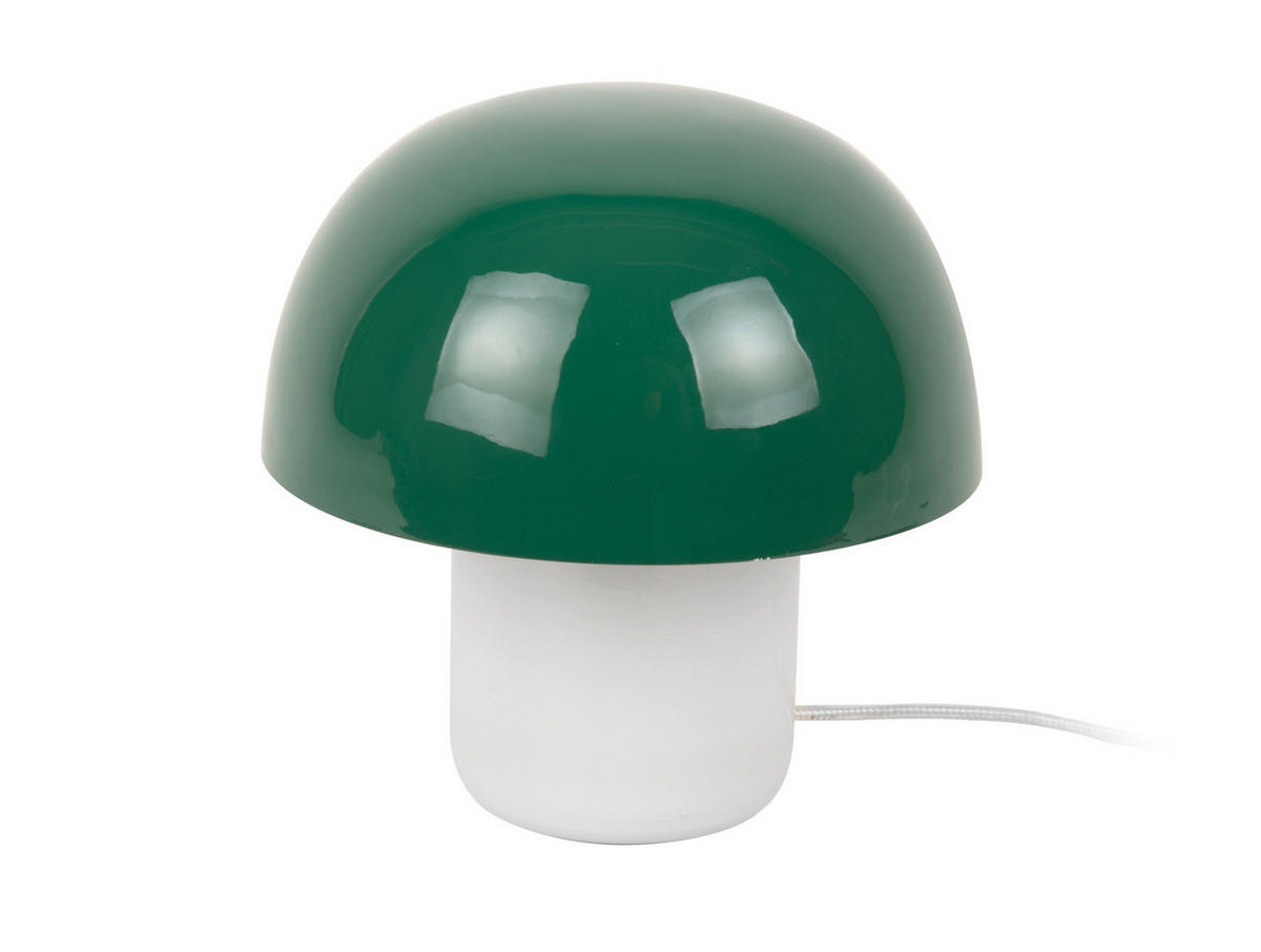 TISCHLAMPE Nuevo Mini Mushroom Grün 20/20/20 cm - Grün, Metall (20/20/20cm) - Leitmotiv