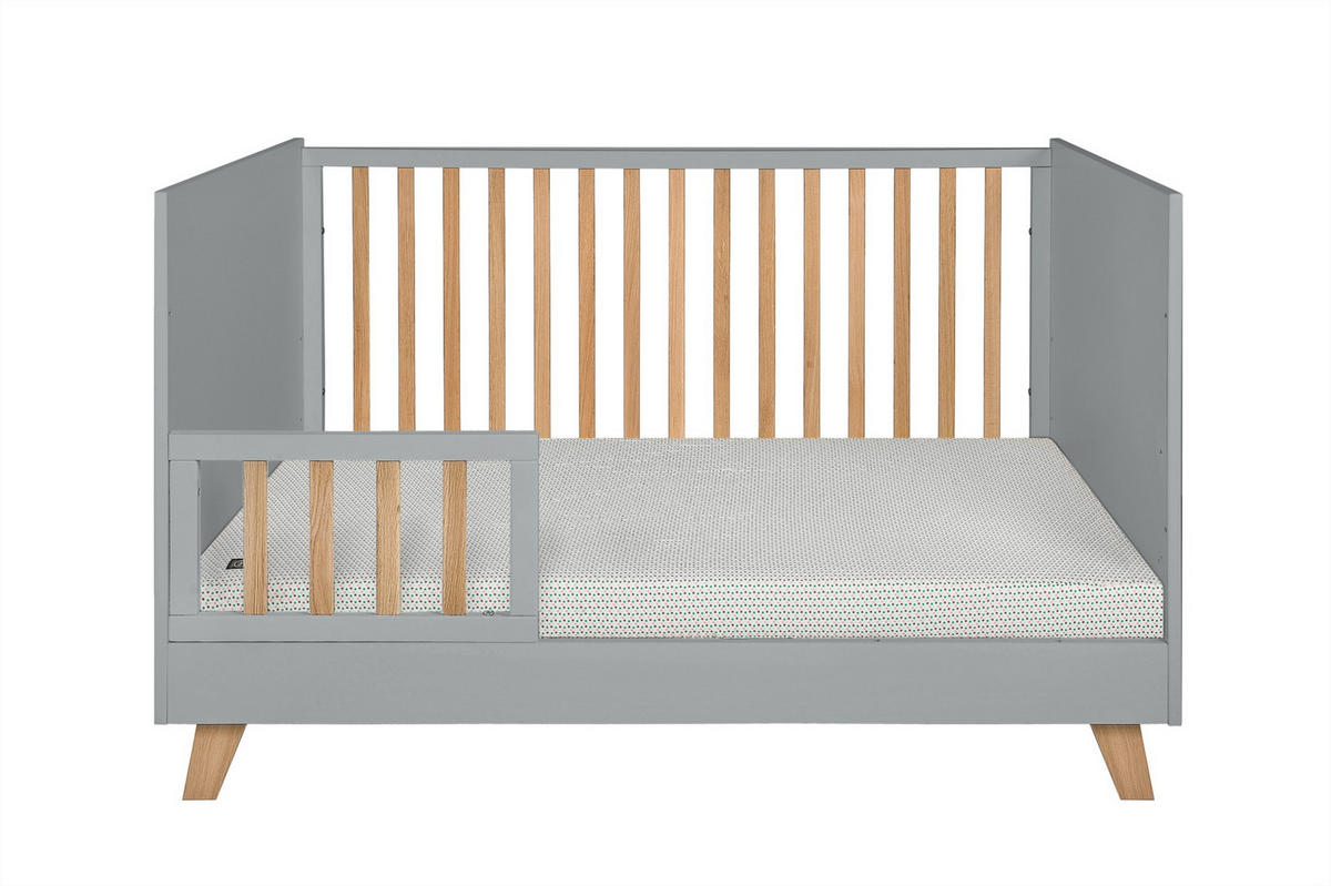 GITTERBETT Zara 140/70 - Grau, Holzwerkstoff (70/140cm) - RAUMHIRSCH FURNITURE