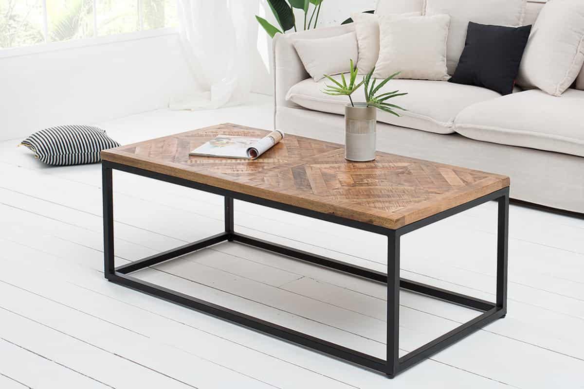 Thumbnail - riess-ambiente Couchtisch, Braun, Schwarz, Holz, Holz, Rechteckig,Rechteckig, 100x45x50 cm, Wohnzimmer, Wohnzimmertische...