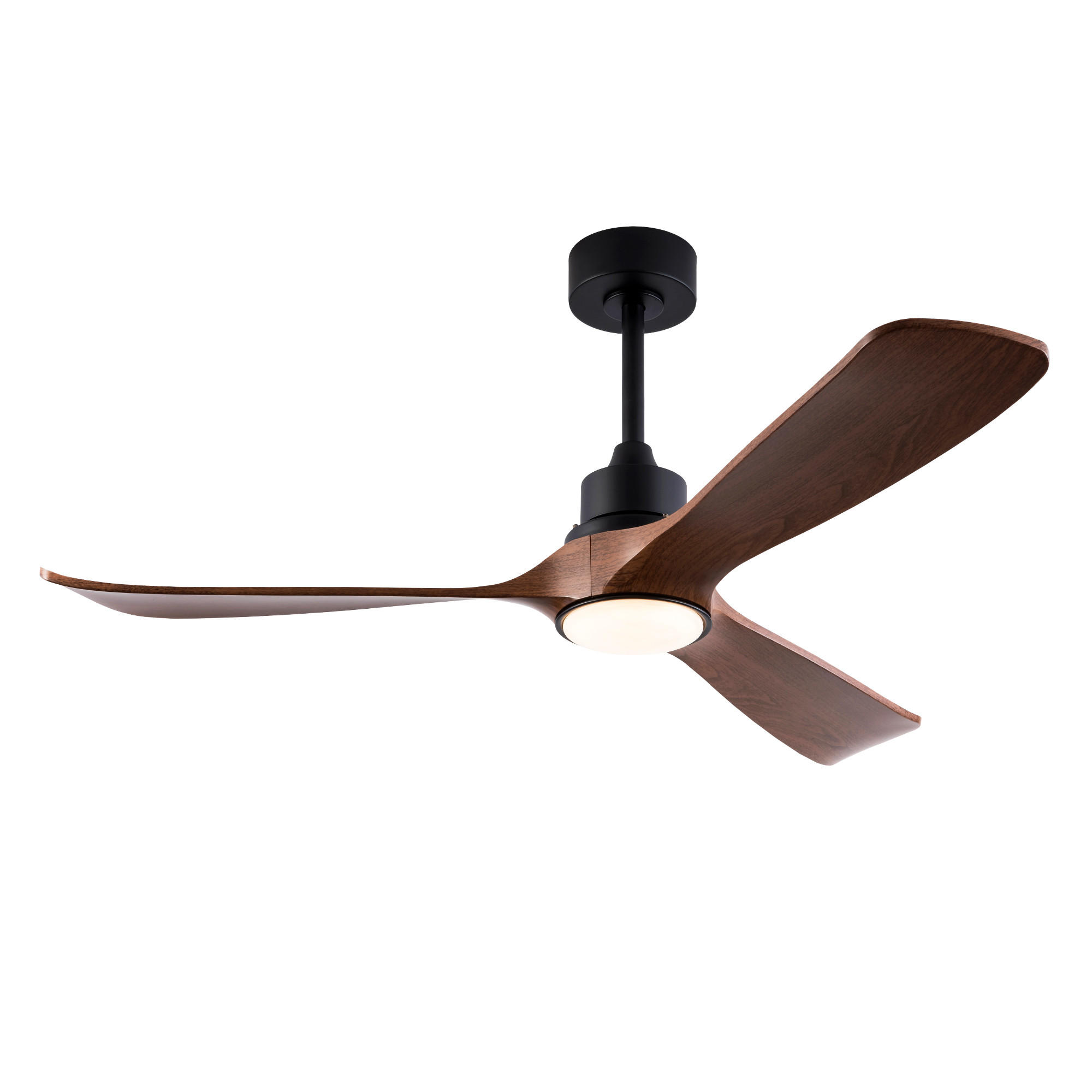DECKENVENTILATOR DE-16217 52 Zoll mit Speicherfunktion & Fernbedienung Dunkelnussbaum - Walnussfarben, Kunststoff (132/132/48cm) - ComfortXL