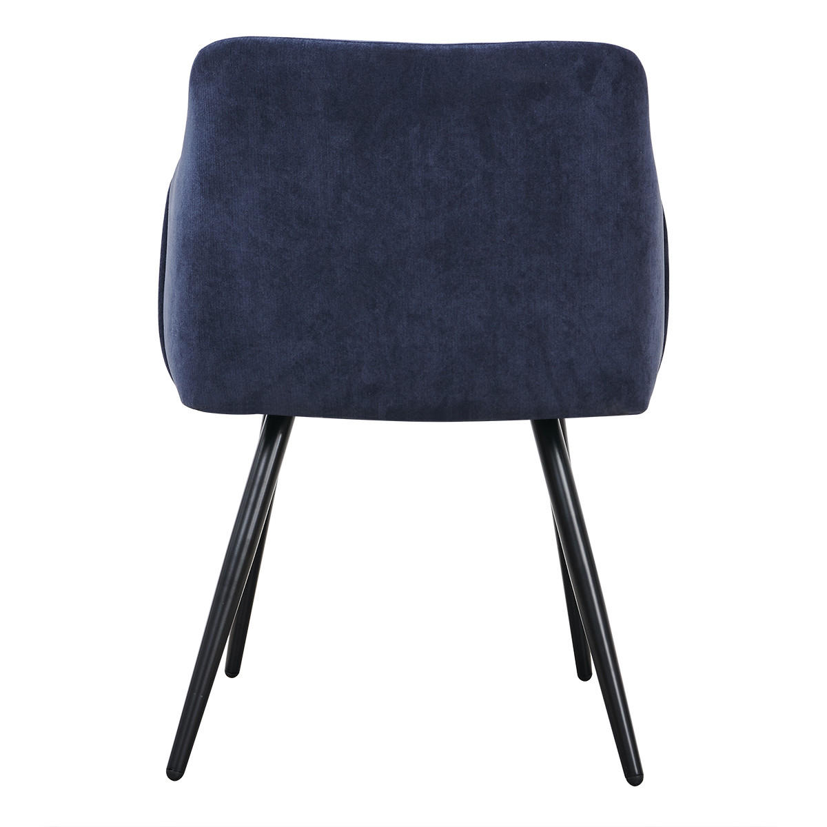 ARMLEHNSTUHL-SET 2 Stück in Stoff - Schwarz/Hellblau, Holzwerkstoff/Textil (54/75/53cm) - Urban Meuble