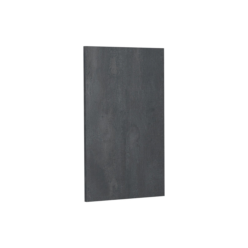 KUCHYŇSKÁ DVÍŘKA R-Line Černý beton 36.4 x 59 cm nábytková čela pro rohovou závěsnou skříňku - černá, kompozitní dřevo (36.4/59/1.8cm) - Vicco