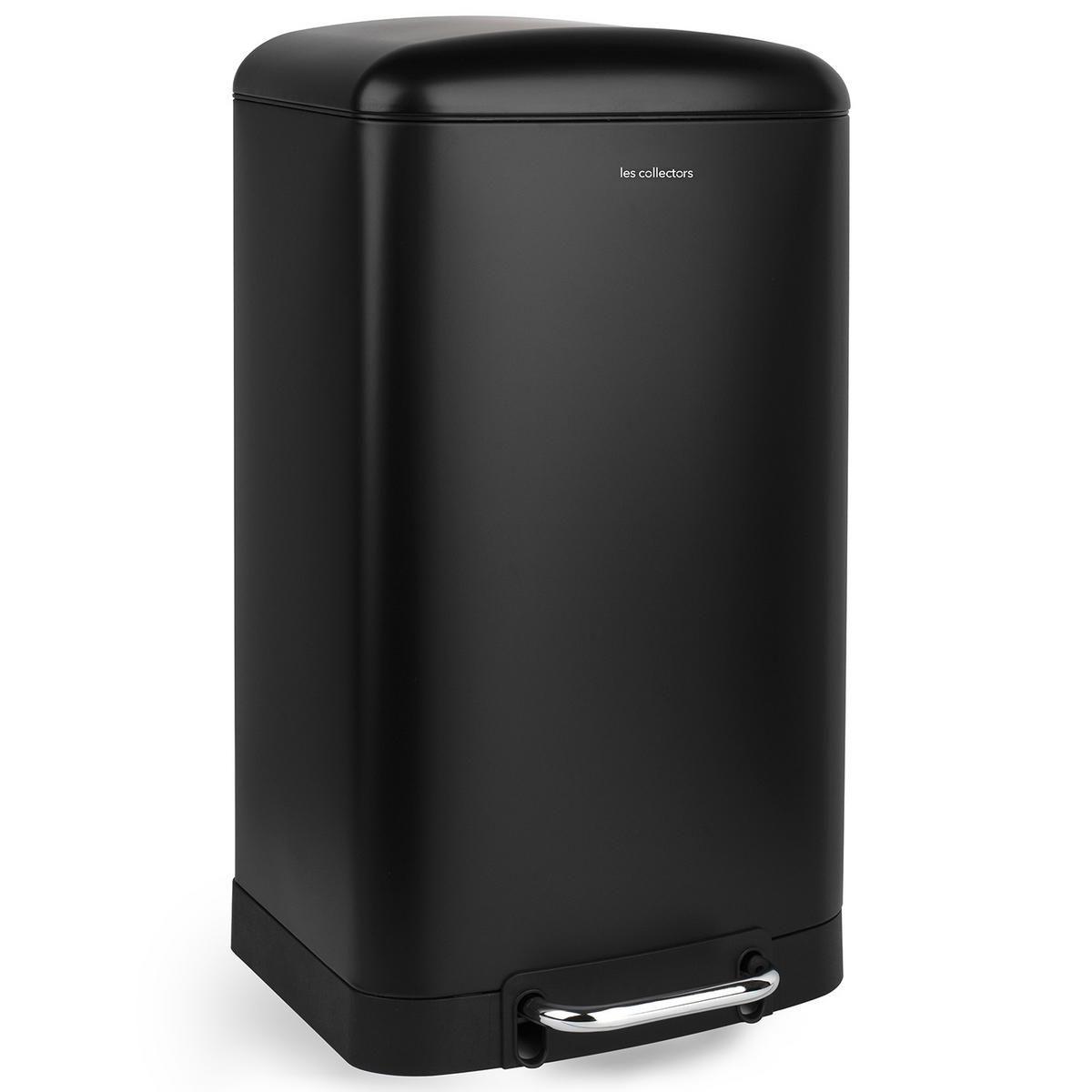 TRETMÜLLEIMER 40L - schwarze Ausführung N°867 - Schwarz, Metall (37.5/67.5/35.5cm) - Les Collectors