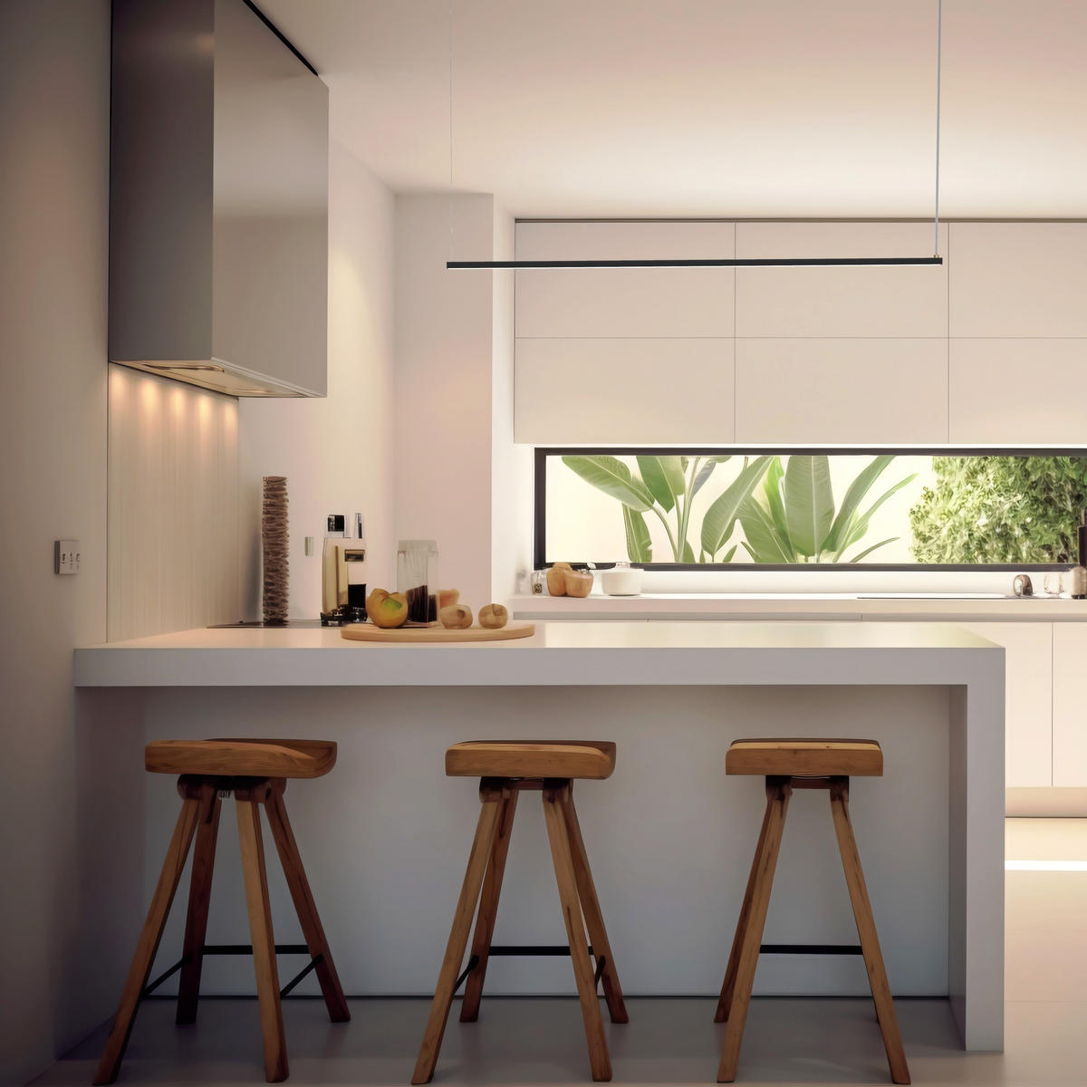 LED-HÄNGELEUCHTE - Schwarz, Metall (2/100/2cm) - Lumicom