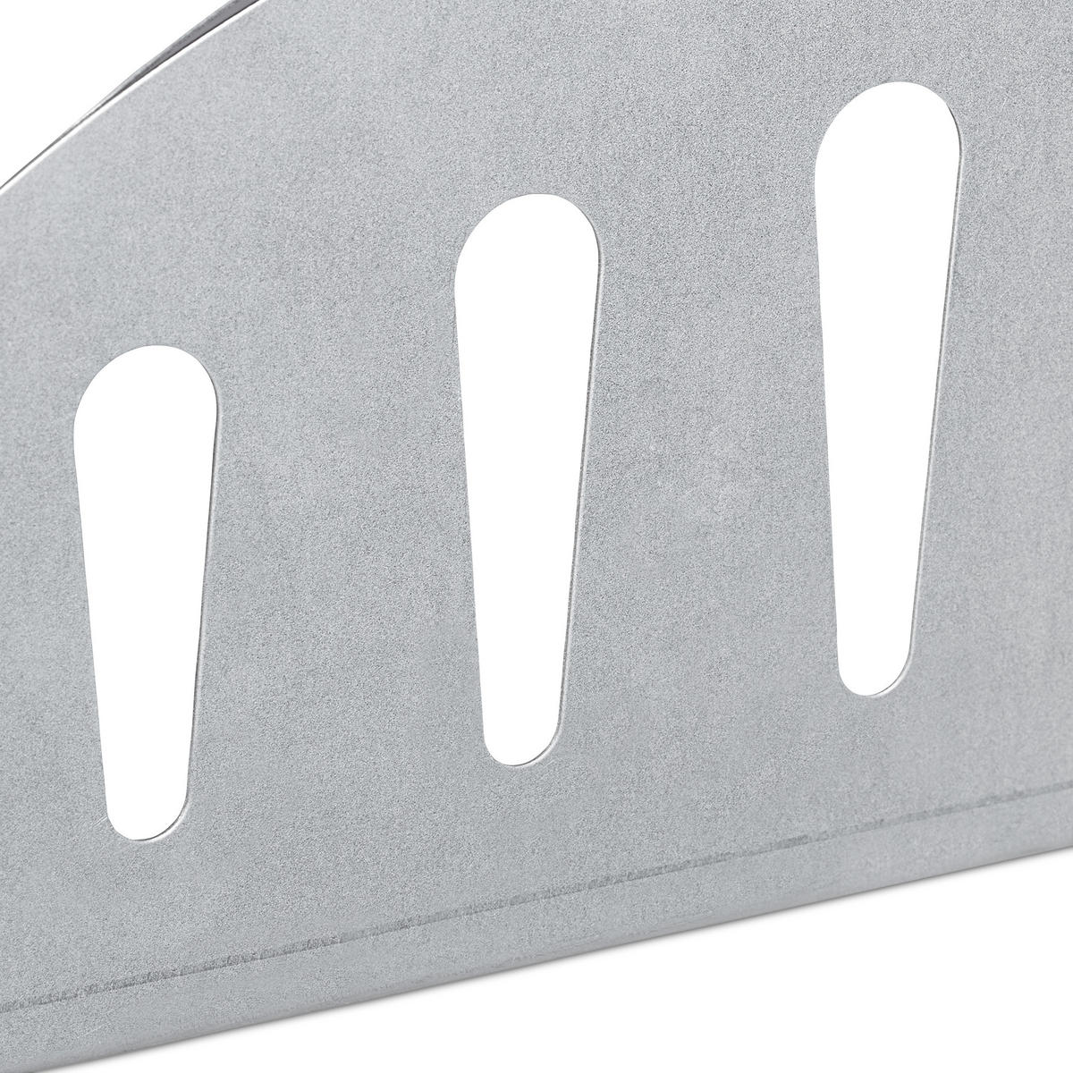 2XKOHLEKORB - Silberfarben, Metall (11.5/33/7cm) - Relaxdays