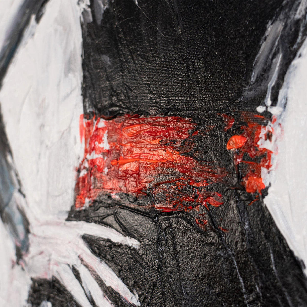 GEMÄLDE Mysteriöser Fremder auf Keilrahmen 115x50 cm - Multicolor, Holz (115/50cm) - YS-art gallery