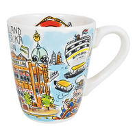 BECHER Holland Amerika Linie in Bunt - 350 ml - Multicolor, Keramik (0.35L) - Blond Amsterdam