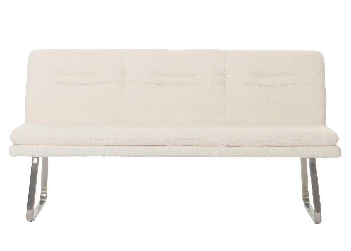 SITZBANK Cremeweiß - Weiß, Textil (180/93/58cm) - MCW