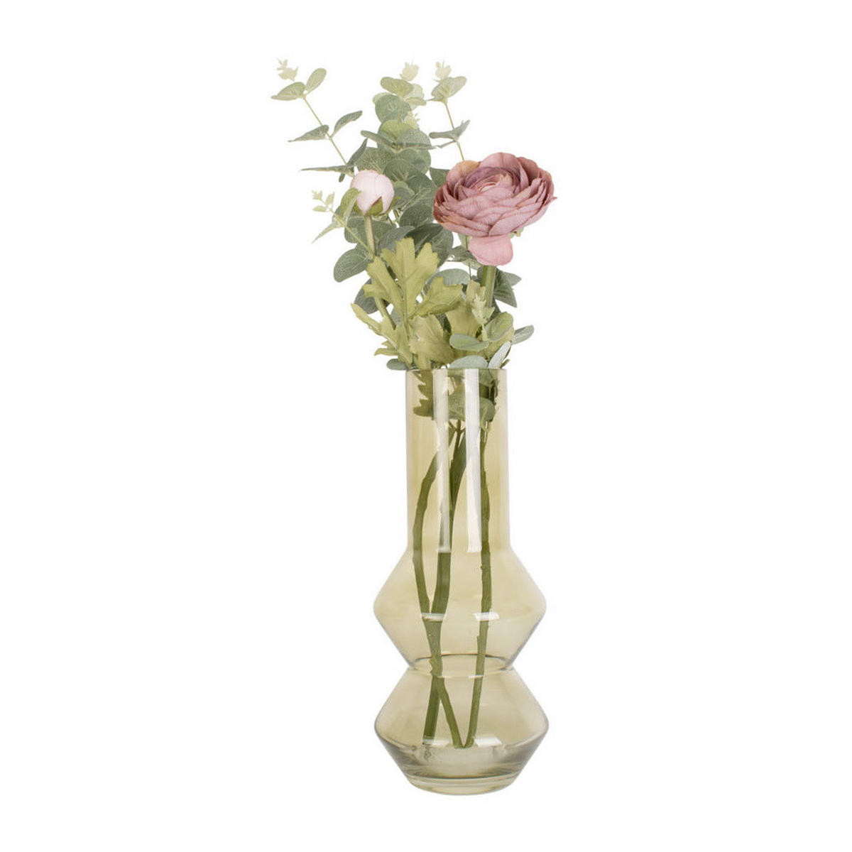 VASE Blush Ø 13 cm - Grün, Glas (13/30cm) - Present Time